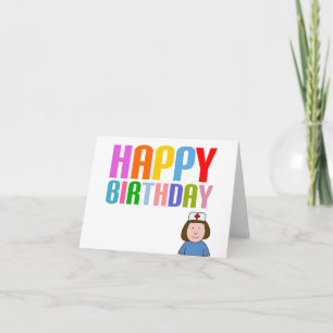 Grattis på födelsedagen till den bästa Nurse Kort