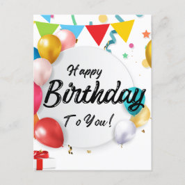 Grattis på födelsedagen till dig "Firar i Stil: Helg Vykort
