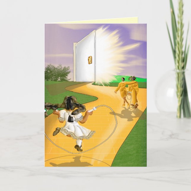 Grattis på födelsedagen till dig! helgkort (Framsida)