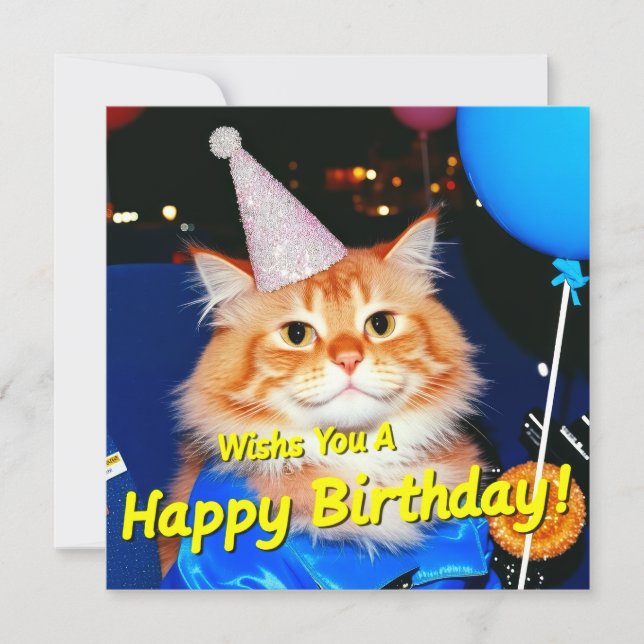 Grattis på födelsedagen till dig julkort (Framsida)