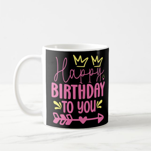 Grattis på födelsedagen till dig kaffemugg (Vänster)
