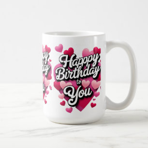 grattis på födelsedagen till dig kaffemugg