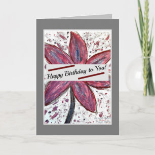 Grattis på födelsedagen till dig! kort