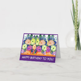 Grattis på födelsedagen till dig! Kort