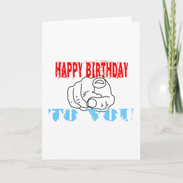 Grattis på födelsedagen till dig kort (Framsida)