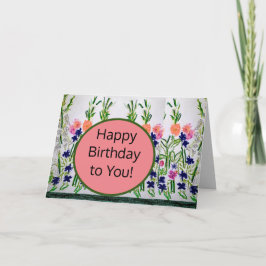 Grattis på födelsedagen till dig! Kort