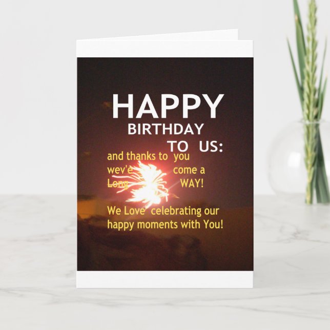 GRATTIS PÅ FÖDELSEDAGEN TILL DIG KORT (Framsida)