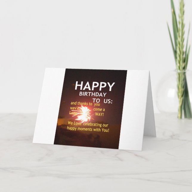 GRATTIS PÅ FÖDELSEDAGEN TILL DIG KORT (Framsida)