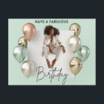 Grattis på födelsedagen till dig Melanin sista sva Vykort<br><div class="desc">Grattis på födelsedagen till dig Melanin sista svarta drottning födelsedagsfest kul</div>