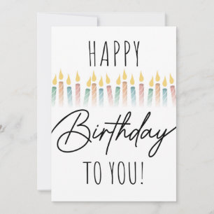Grattis på födelsedagen till dig Typografi och lju Spara Datumet