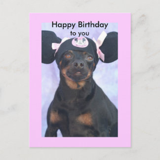 Grattis på födelsedagen till dig vykort