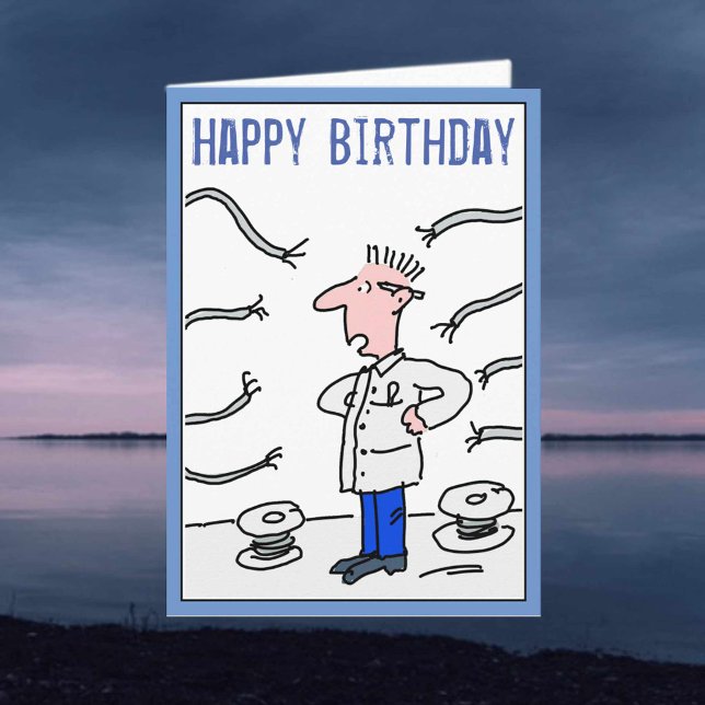 Grattis på födelsedagen till en elproducent kort (Skapare uppladdad)