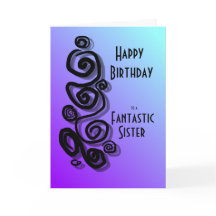 Grattis på födelsedagen till en fantastisk systers