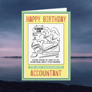 Grattis på födelsedagen till en revisor kort