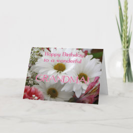 Grattis på födelsedagen till en underbar mormor!-D Kort