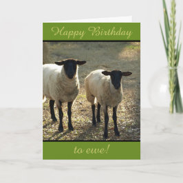 Grattis på födelsedagen till Ewe från låset! Anpas Kort