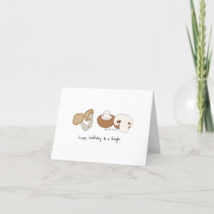 Grattis på födelsedagen till Funghi Tack Kort