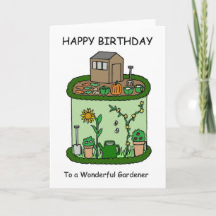 Grattis på födelsedagen till Gardener Kort