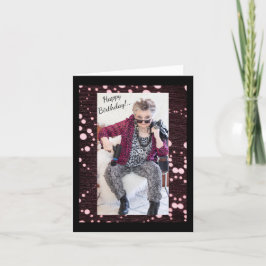 Grattis på födelsedagen till gratulationskort för  kort