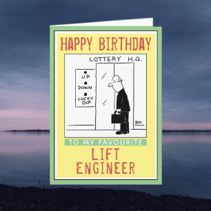 Grattis på födelsedagen till Hiss Ingenjör. Kort