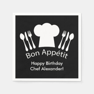Grattis på födelsedagen till kocken!  Bon Appeti Pappersservett