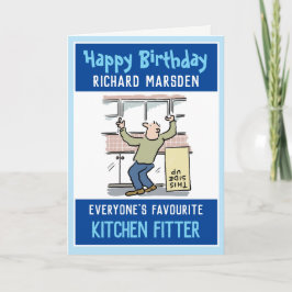 Grattis på födelsedagen till köksbrickor kort