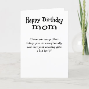 Grattis på födelsedagen till mamma tack kort