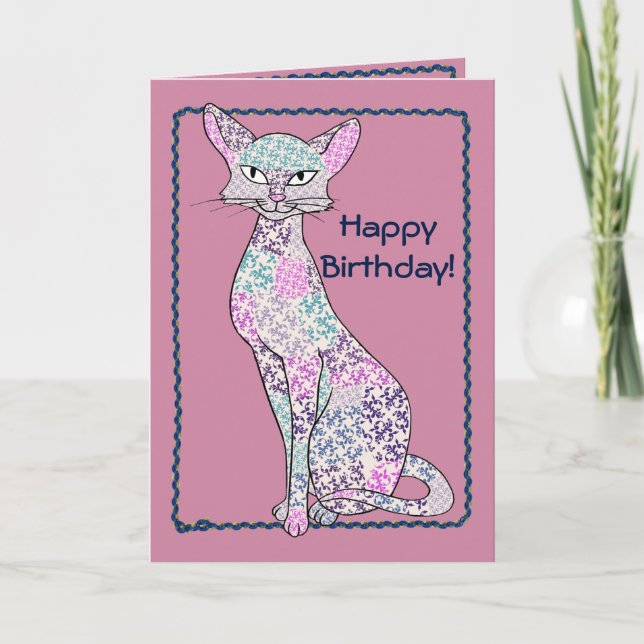 Grattis på födelsedagen till Mew! Kort (Framsida)