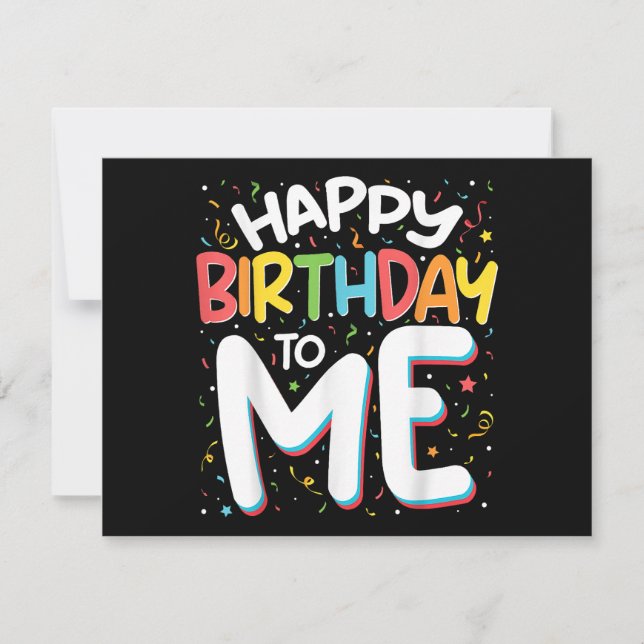 Grattis på födelsedagen till mig Funny Födelsedags (Framsida)