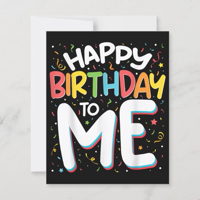 Grattis på födelsedagen till mig Funny Födelsedags (Framsida)