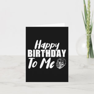 Grattis på födelsedagen till mig Hockey Ice Hockey Kort