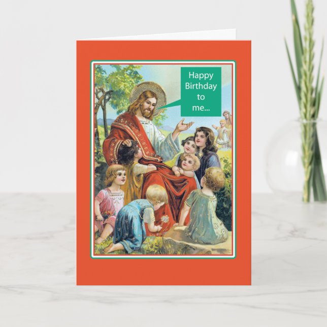 Grattis på födelsedagen till mig-kort kort (Framsida)