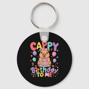 Grattis på födelsedagen till mig söt Capy Capybara Nyckelring