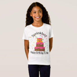 Grattis på födelsedagen till mig-sprinkles-kaka  t shirt