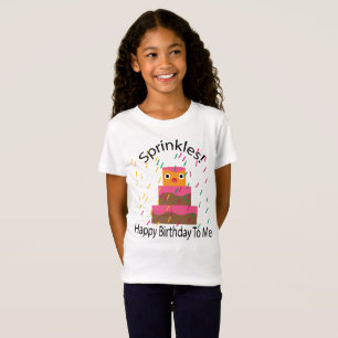 Grattis på födelsedagen till mig-sprinkles-kaka t shirt