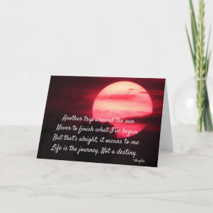 grattis på födelsedagen till mig - ytterligare Res Tack Kort