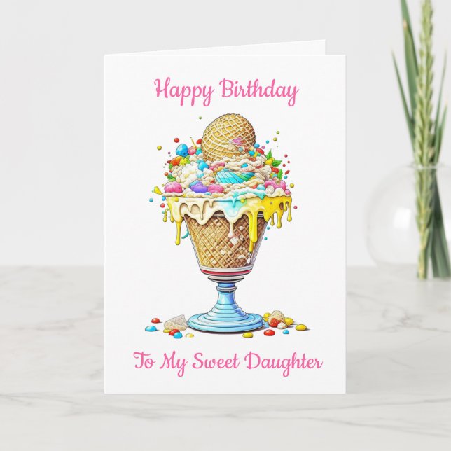 Grattis på födelsedagen till min dotterdotter Aunt Kort (Framsida)