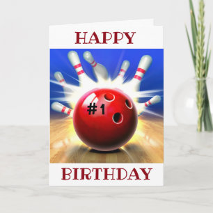 GRATTIS PÅ FÖDELSEDAGEN TILL MIN ***FAVORITBOWLARE HELGKORT