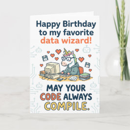 Grattis på födelsedagen till min favoritdata troll kort