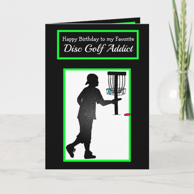 Grattis på födelsedagen till min favoritskiva Golf Kort (Framsida)