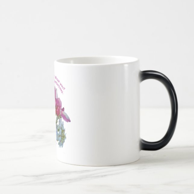 Grattis på födelsedagen till min fru magisk mugg (Höger)