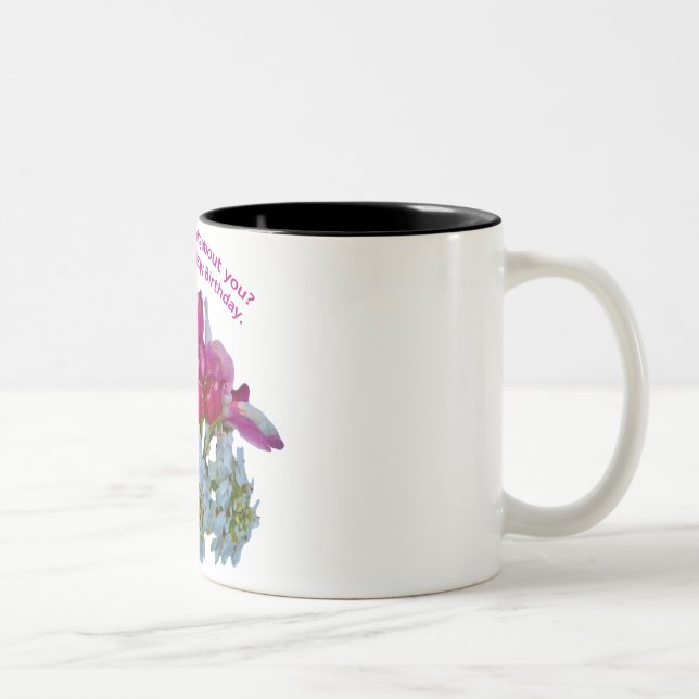 Grattis på födelsedagen till min fru Två-Tonad mugg (Höger)