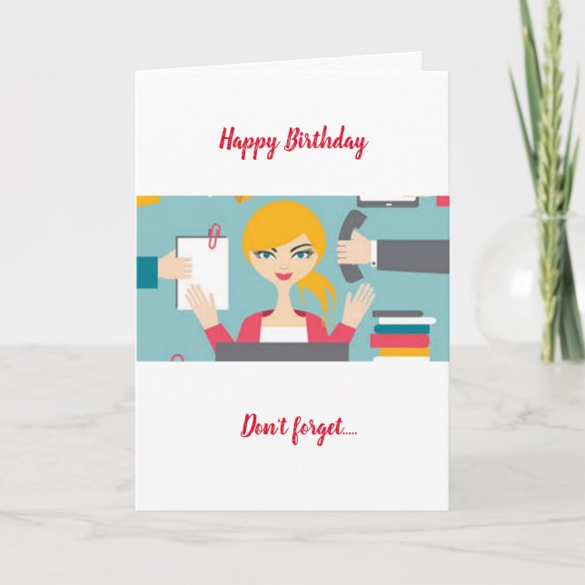 GRATTIS PÅ FÖDELSEDAGEN TILL MIN ***KONSTATERAR*** KORT (Framsida)