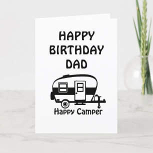 GRATTIS PÅ FÖDELSEDAGEN TILL MIN LYCKLIG CAMPER ** KORT