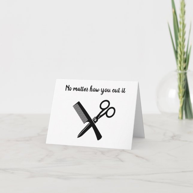 GRATTIS PÅ FÖDELSEDAGEN TILL ***MIN STYLIST*** KORT (Framsida)