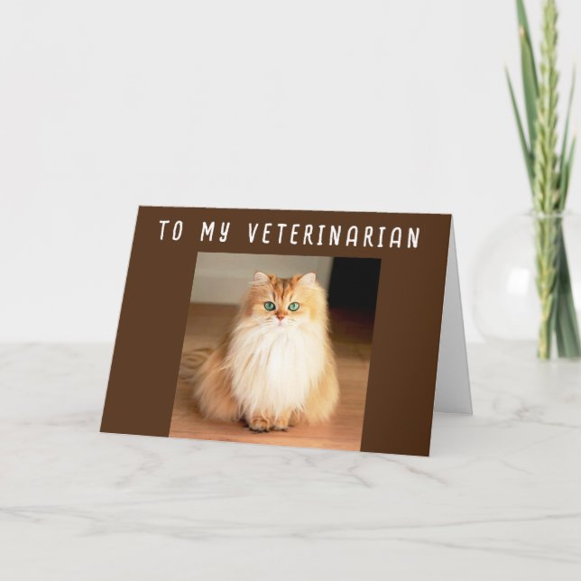 GRATTIS PÅ FÖDELSEDAGEN TILL MIN **VETERINÄR** KOR KORT (Framsida)