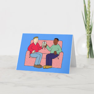 grattis på födelsedagen till multirasistisk boyvän kort