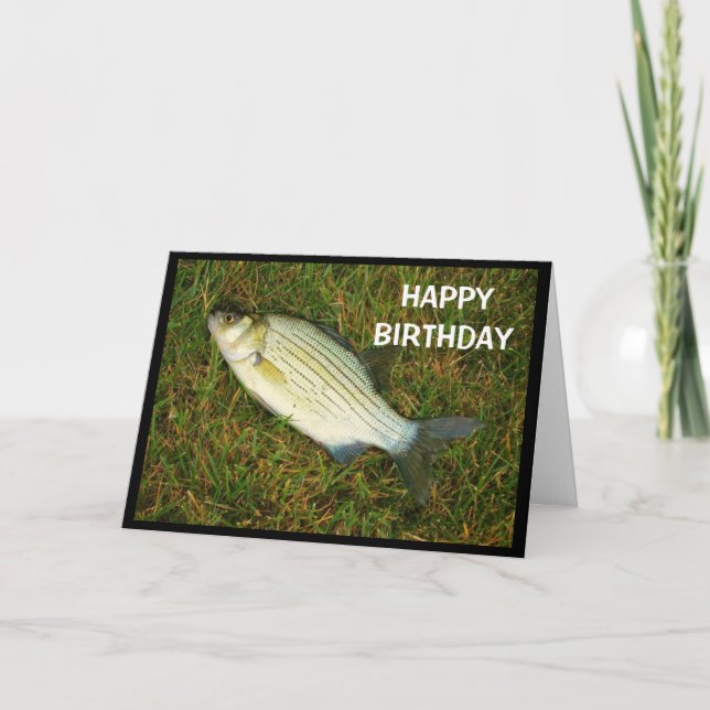 Grattis på födelsedagen till nån med en knapp lite kort (Framsida)