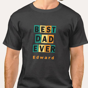 Grattis på födelsedagen till pappa, färglös Bästa T Shirt