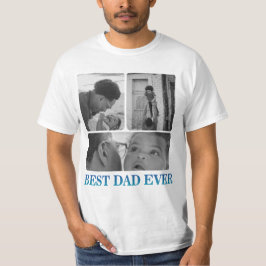 Grattis på födelsedagen till Pappa, Foto Collage p T Shirt